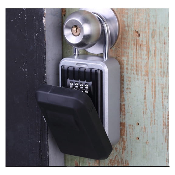 Key Safe Deposit Box Anti-theft Waterproof Hook Password Keybox ,House, Apartment, Office Key Storage
