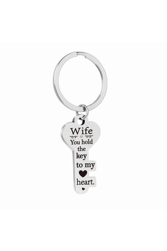 Key Shaped Alloy Keychain Secure Lock Design Lightweight Durable Accessory for Everyday Use