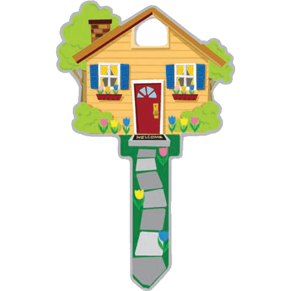 Key Shapes Decorative House Key - Single Pack
