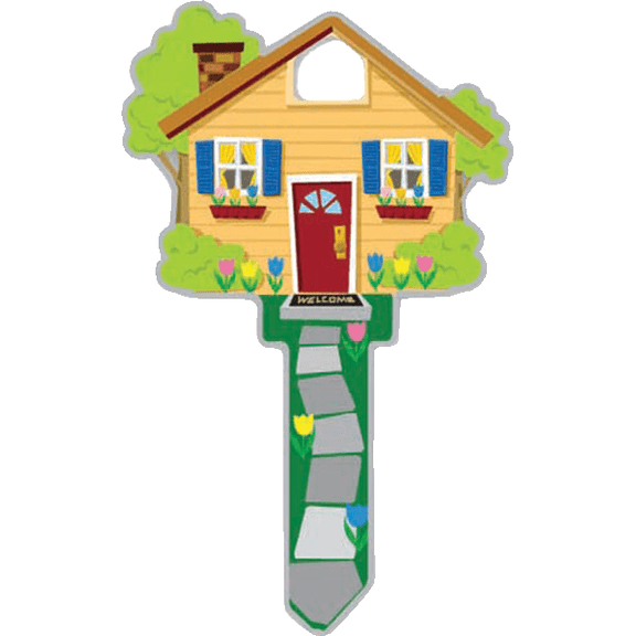 Key Shapes Decorative House Key - Single Pack