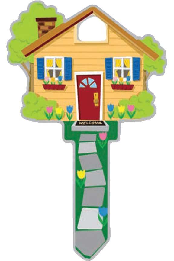 Shapes Decorative House Key - Single Pack
