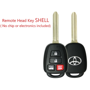 2x Replacement Key Fob Shell Case For Toyota Avalon 1998-2004 – RemoteSuperMarket, Black, No Programming