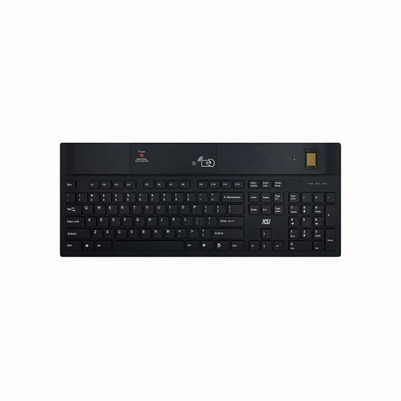 KSI Keyboards 1700SXHFFFB-21 104 Usb Kb W/rfid Dual Freq Bio Fingerprint & Cleaning Button