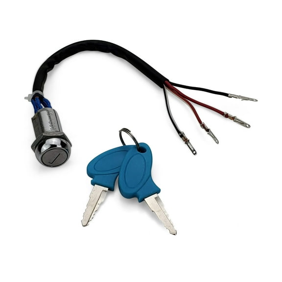 Key Switch - (2 positions / 4 wire male pins)