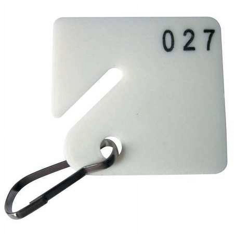 Key Tag Numbered 1 to 100, Square, PK100 CA1