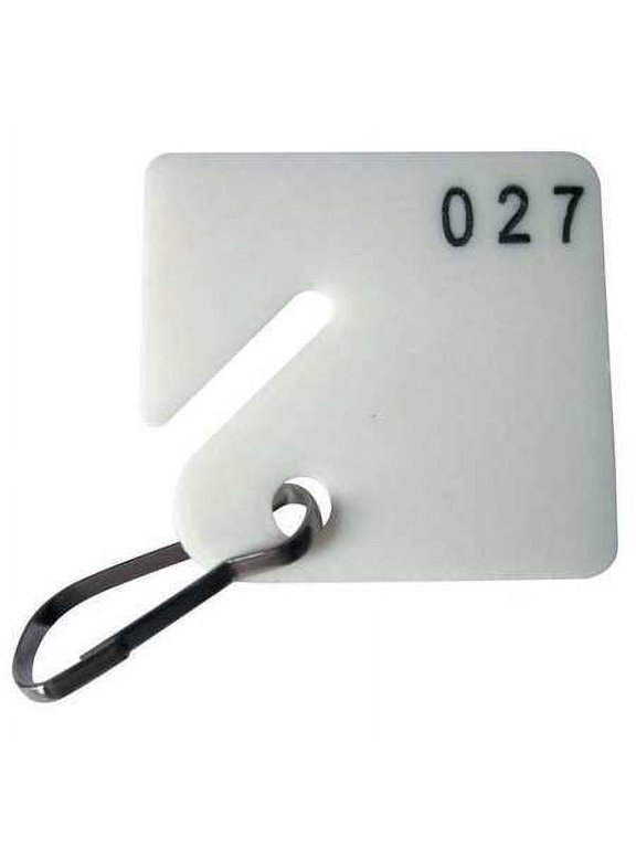 Key Tag Numbered 1 to 100, Square, PK100 CA1