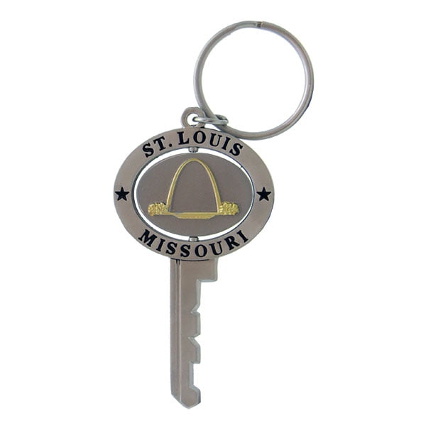 Key Tag Swivel Key St. Louis & Arch Icon St. Louis, Missouri
