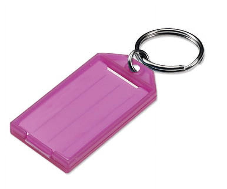 Key Tag, w/Split Ring 60500-68 Magenta 100/box