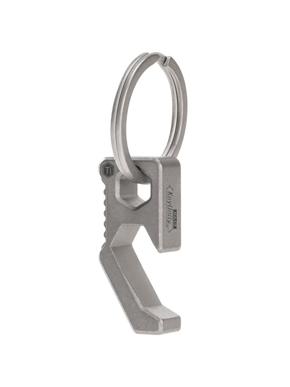 2 in 1 Tool Bottle Opener and Screw Driver, EDC Titanium Keychain Bottle Opener Tool for All Glass Bottle Caps, KA13