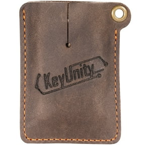 Key Unity EDC Leather Sheath Pocket Organizer, Designed for Mini Flashlight and Small Tool