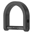 thumbnail image 1 of Key Unity KA17 Titanium D Ring Key Shackle, D Shape Key Ring Horseshoe Clasp for Car Fob, DIY Leather Key Organizer Keychain (Black, L), 1 of 7
