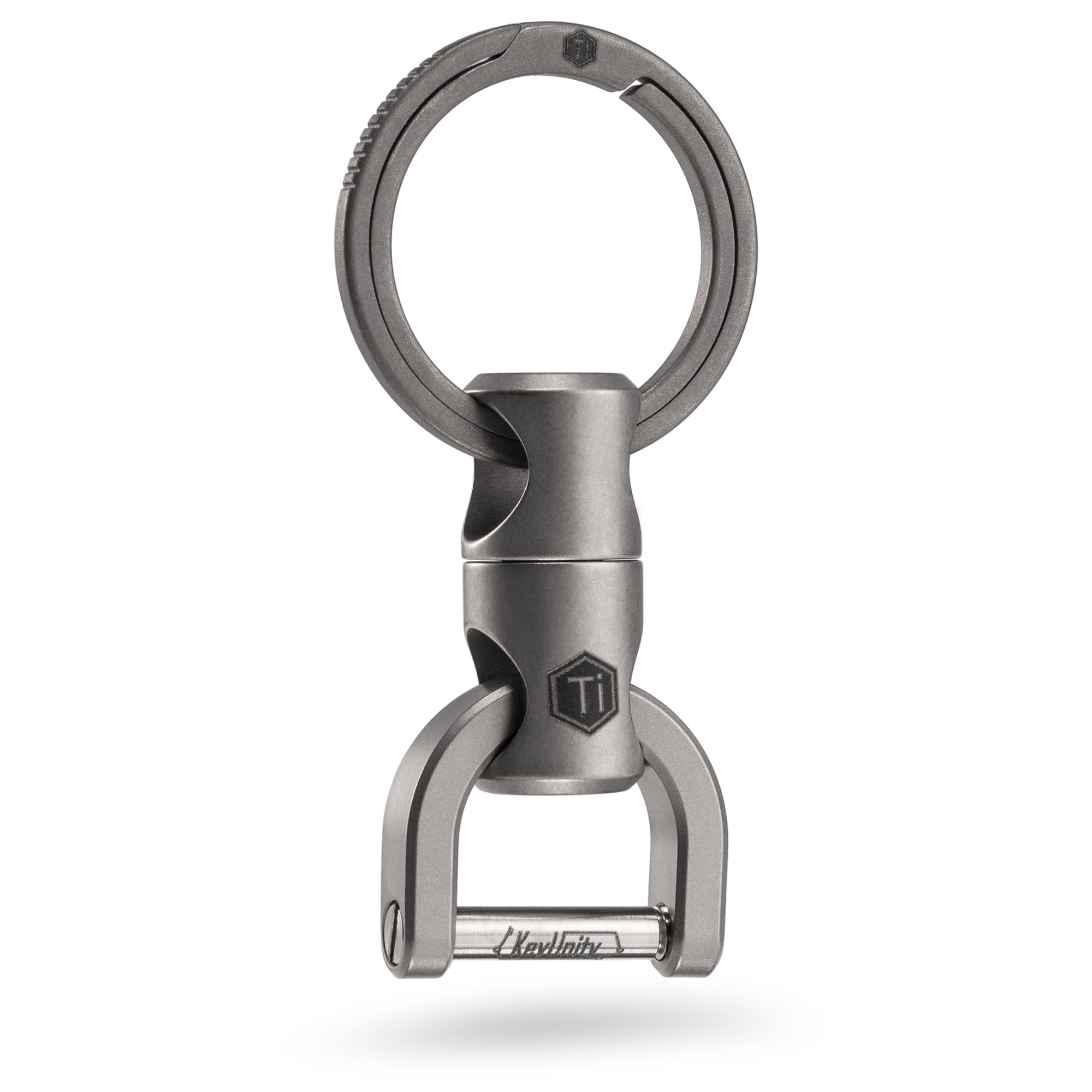 Swivel key ring clearance