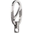 thumbnail image 1 of Key Unity Titanium Carabiner Keychain Clip, Dual-Gate Quick Release Key Chain Clip Hook with Key Ring Connector for Men Women KM09, 1 of 11