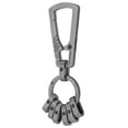 thumbnail image 1 of Key Unity Titanium Keychain Clip, Quick Release EDC Key Holder Organizer with 6 Mini Key Ring, 1 of 7