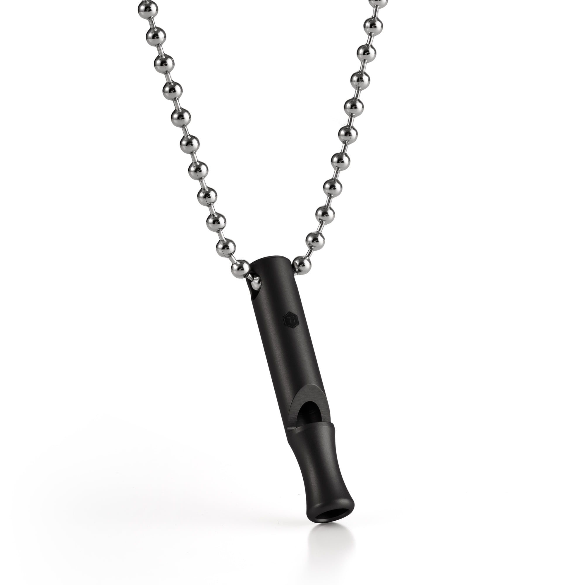 Key Unity Titanium Whistle, EDC Necklace Signal Whistle for Outdoor Safety, Camping, Hiking, Training, KA22