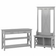 thumbnail image 1 of Key West Entryway Storage Set with Console Table in Gray - Engineered Wood, 1 of 8