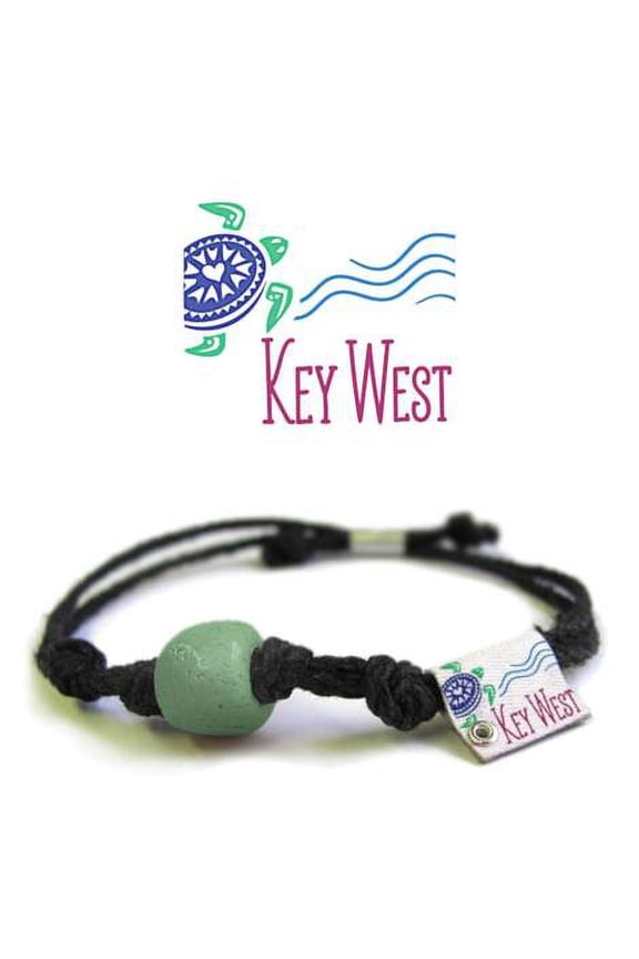 Key West, FL Earth Bands Bracelet | Eco Friendly | Natural Hemp | Vegan Boho | Custom Jewelry | Handmade w/ Earth & Sand