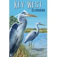 thumbnail image 1 of Key West, Florida, Blue Heron (9x12 Wall Art Print, Home Decor), 1 of 3