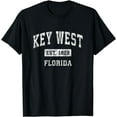 thumbnail image 1 of Key West Florida FL Vintage Established Sports Design T-Shirt, 1 of 3