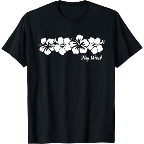 Key West Florida Hibiscus Flower Souvenir Mens Womens T-Shirt