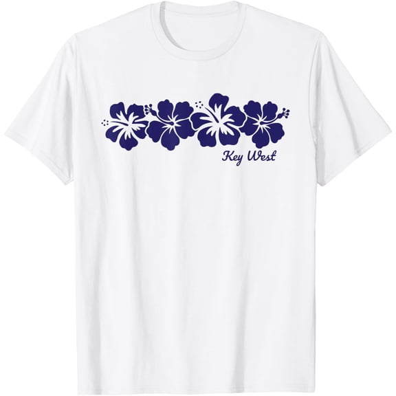 Key West Florida Hibiscus Flower Vacation Souvenir T-Shirt