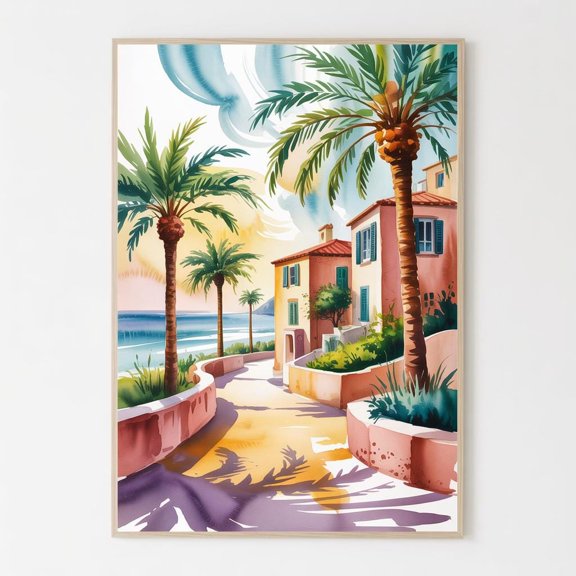Key West, Florida Keys Travel Poster , Poster Print Only