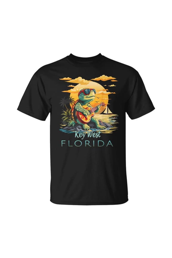 Key West Florida Keys Vacation Turtle TShirt