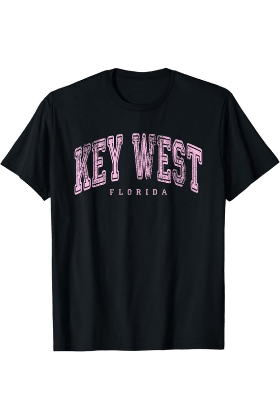 Key West Florida Keys Vintage Retro US City State Travel T-Shirt