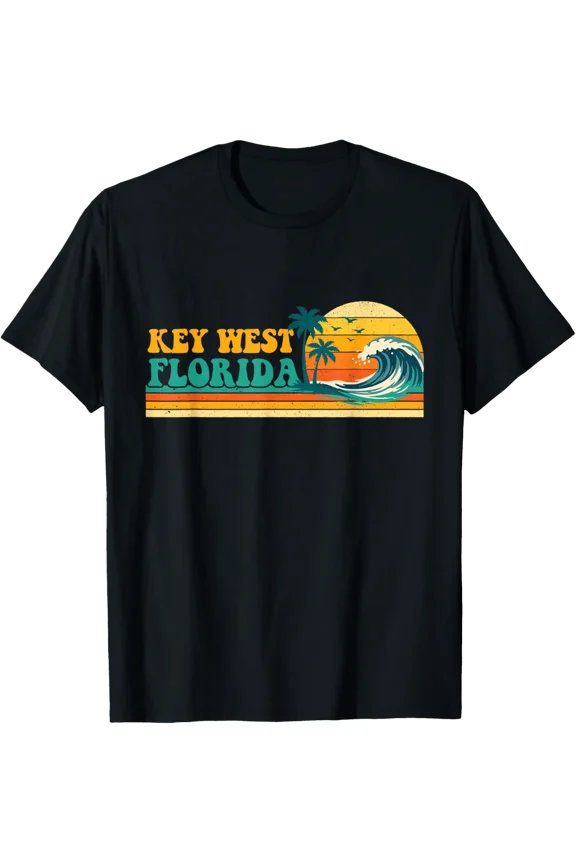 Key West Florida - Retro Spring Break Beach Vacation Summer T-Shirt