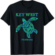 Key West Florida Sea Turtle Retro Boy Girl Vacation Souvenir T-Shirt