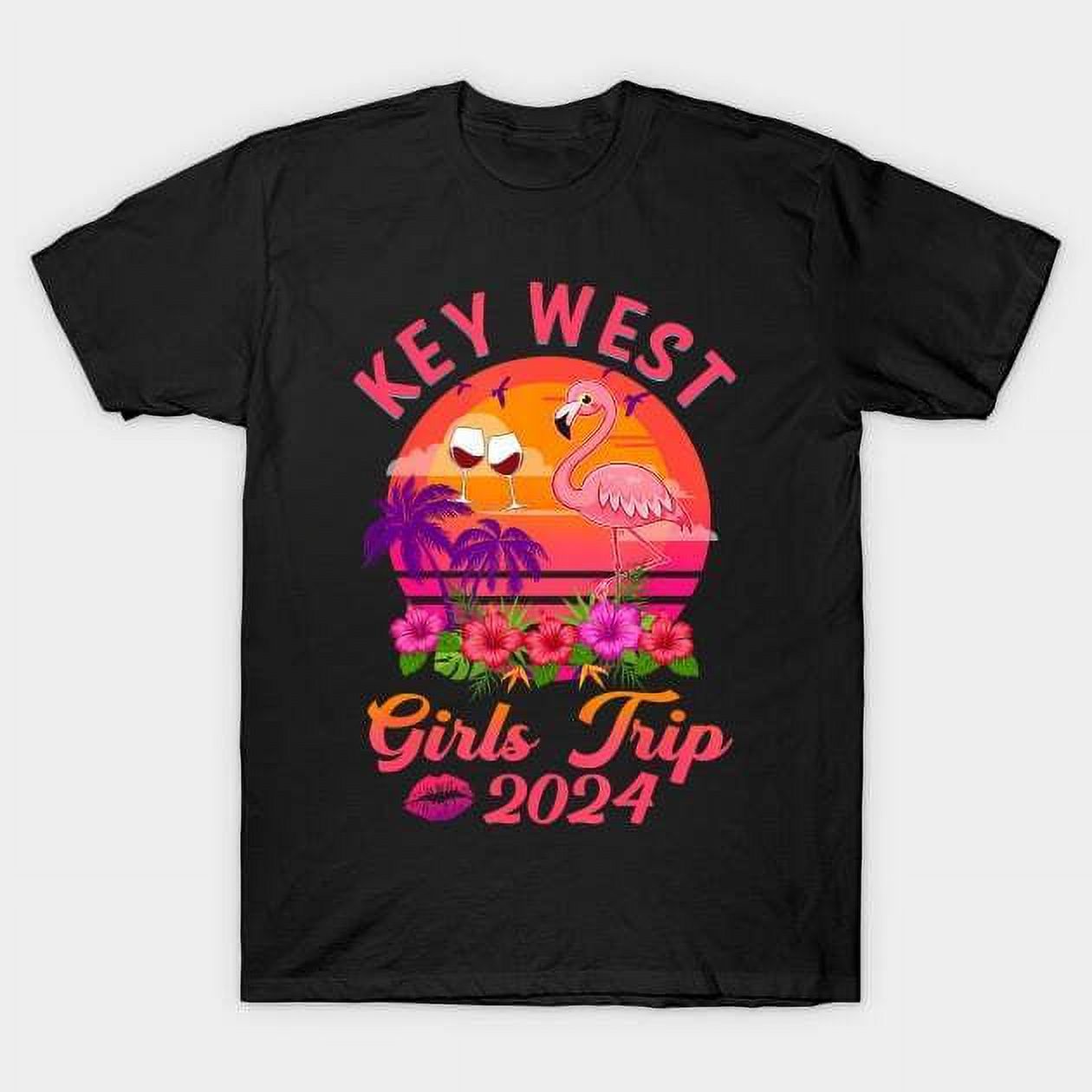 Key West Girls Trip 2024 Friends Matching Weekend Vacation TShirt