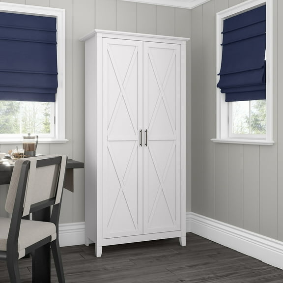 Key West Kitchen Pantry Cabinet in Pure White Oak - Engineered Wood