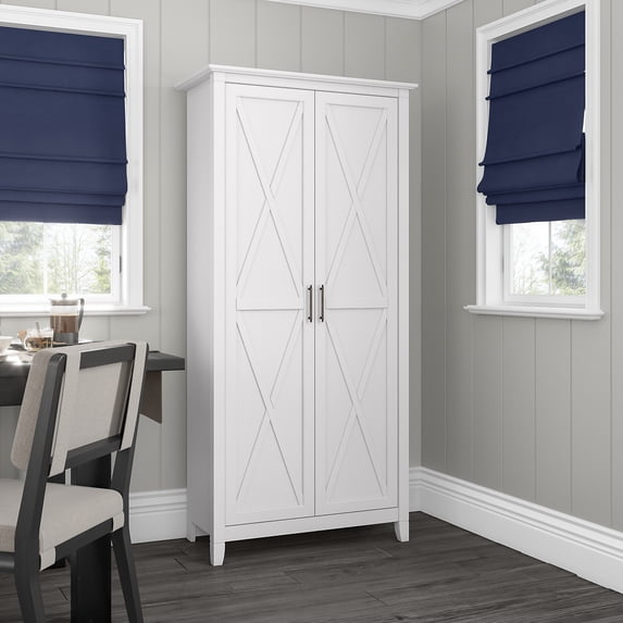 Key West Kitchen Pantry Cabinet in Pure White Oak - Engineered Wood