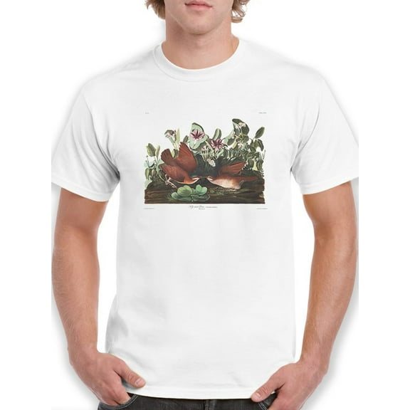Key West Pigeon T-Shirt Men -John James Audubon Designs, Male x-Large