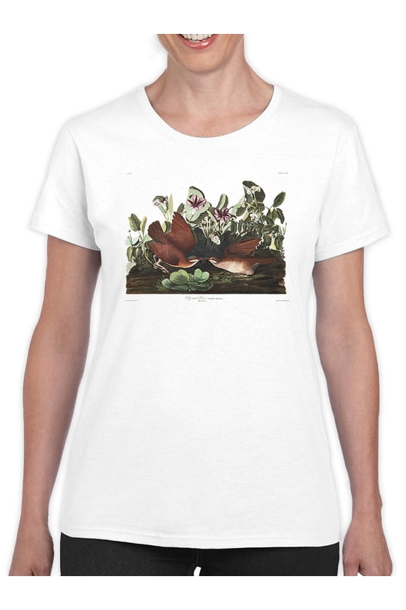 Key West Pigeon T-Shirt Women -John James Audubon Designs, Female Small