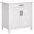 Key West Secretary Desk Accent with Work Surface in Pure