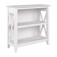 Bush Furniture Salinas 5-Shelf Bookcase, 63" H, Farmhouse Style In Pure White - Adjustable Shelves