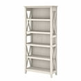 thumbnail image 1 of Key West Tall 5 Shelf Bookcase in Linen White Oak - Engineered Wood, 1 of 10