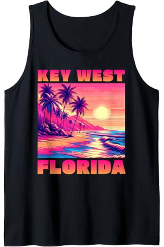 Key West Tank Retro Tank Top Size S-3XL