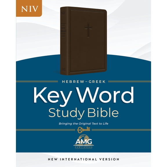Key Word Study Bibles The Hebrew-Greek Key Word Study Bible: Niv-2011 Edition, Genuine Goat Leather Brown, (Hardcover)