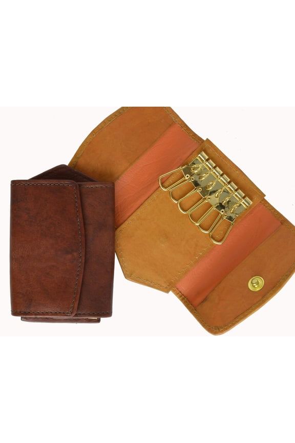 Key chain. Crafted of fine cowhide leather