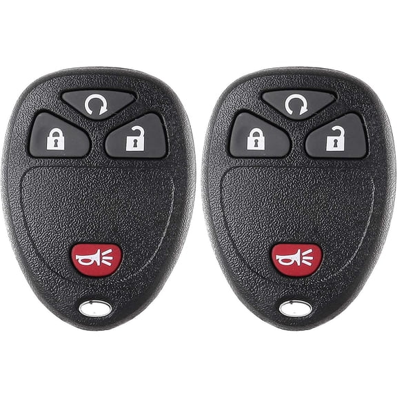 Key fob Keyless Entry Remote Fob Remote Start Replacement for Chevy for Sierra/Yukon/for Pontiac for Cadillac Escalade for Saturn for Suzuki Series M3N5WY8109 2pcs