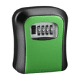 thumbnail image 1 of Key Lock Box, Wall Mounted House Key Storage Box, Combination Lock Box (Green), 1 of 8
