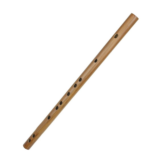 Key of F Flute Bitter Bamboo Dizi Traditional Chinese Woodwind Instrument for Children Adults Beginners