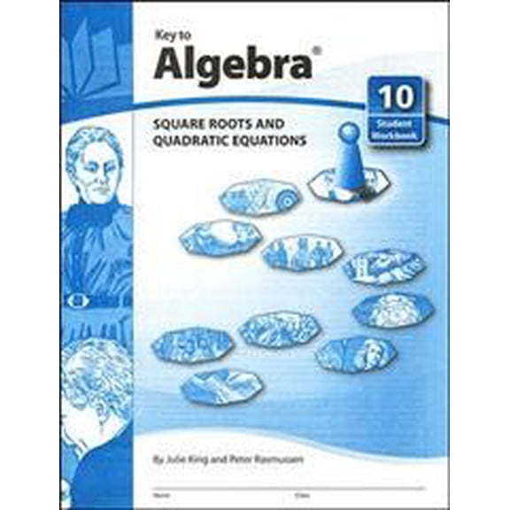 Pre-Owned Key to Algebra Key to Algebra, Book 10: Square Roots and Quadratic Equations, (Spiral-Bound)