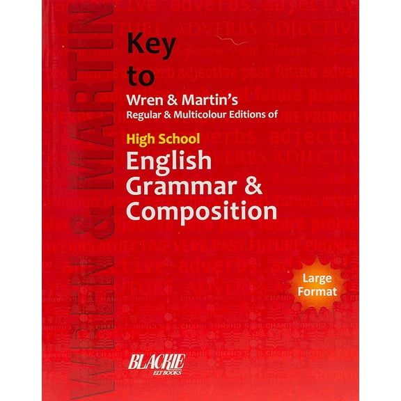 Pre-Owned Key to Wren & Martin's Regular & Multicolour Edition of High School English Grammar & Composition