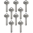 thumbnail image 1 of Key4less SFIC Key Blank 1A1A1 / A1114A – Uncut Nickel Silver – 5, 6 & 7 Pin IC Core Compatible – Duplication Prohibited Marking – Commercial Key Blank - 50 Pack, 1 of 3