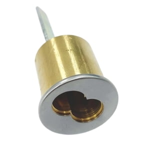 Key4less SFIC Rim Cylinder IC Core Housing 6 Pin Best Falcon Arrow | Exit Device Panic Bar Satin Chrome Less Core 1 Pack