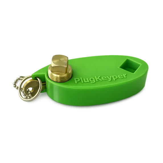 KeyFloat Model - Green - With 1 Replacement Plug