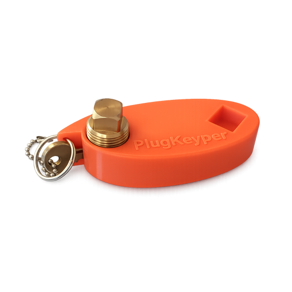 KeyFloat Model - Orange - With 1 Replacement Plug